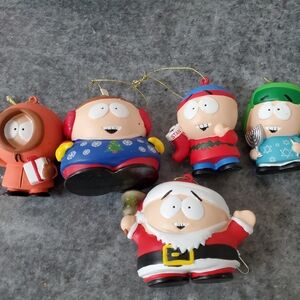 Festive South Park Holiday Ornaments Set